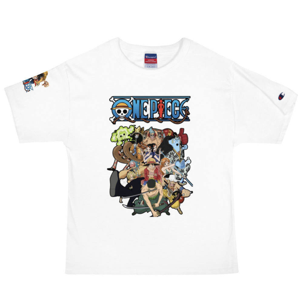One-piece straw- hat crew Champion T-Shirt